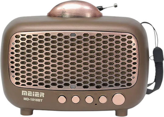 MD1016BT Retro Tabletop Radio Rechargeable with Bluetooth and
