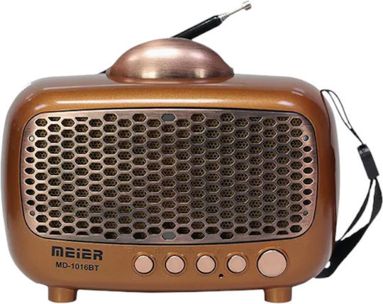 MD1016BT Retro Tabletop Radio Rechargeable with Bluetooth and