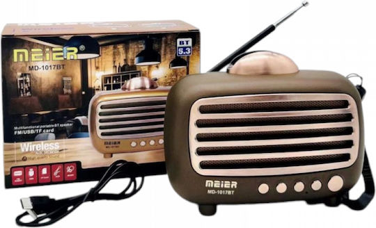 MD1017 BT Retro Portable Radio Rechargeable with Bluetooth